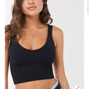 Urban outfitters ribbed bra tank top
